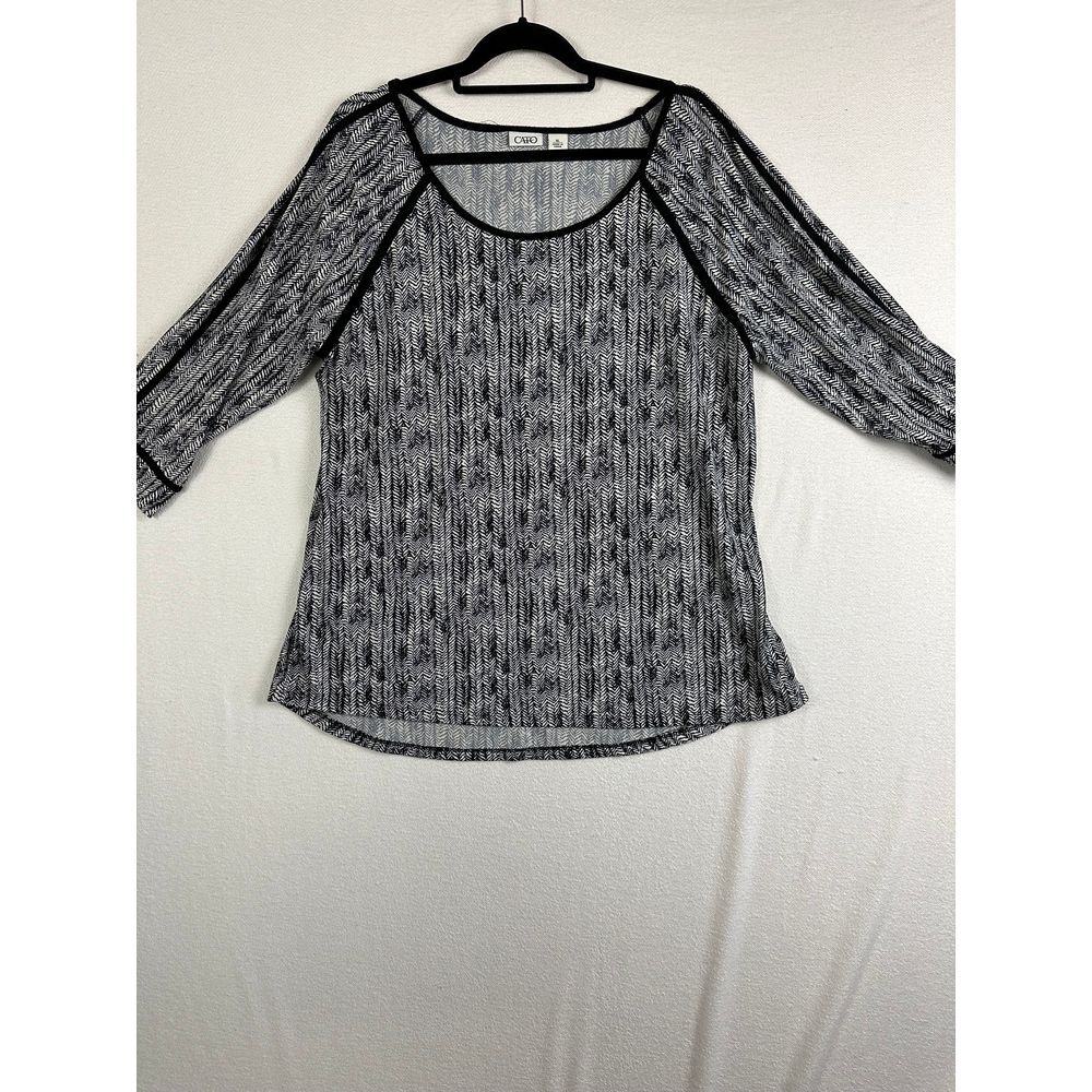 Cato Top‎ Women's Extra Large 3/4 Sleeve